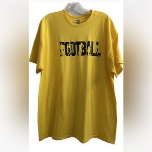 Football Bright Yellow T-Shirt   SzXL